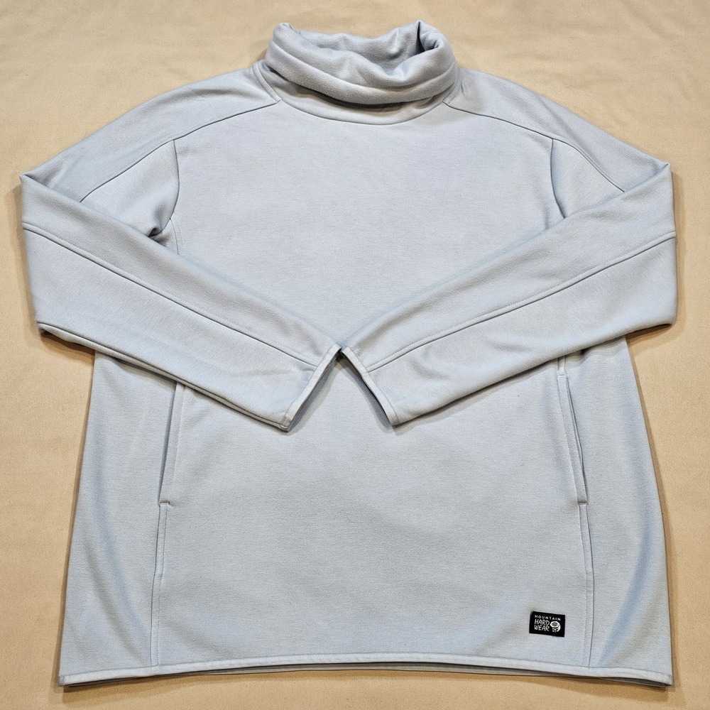 Mountain Hardwear Camplife Pullover Sweater Stretch Roll Neck Womens XL Pockets